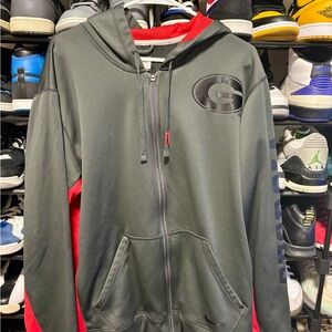 Nike Therma Fit University of Georgia Dawgs Zip Hoodie Size Large